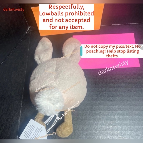 ORIGINAL OWNER BNWT JELLYCAT AMUSEABEAN BUNNY AUTH RECEIPT NEVER SECONDHAND! - Picture 9 of 13